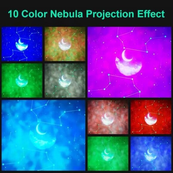 (Sold on EBay) Star Projector Night Light Galaxy Projector- 10 Nebuela Patterns - Picture 15 of 16